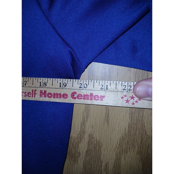 Nike Dri-Fit Jacket Blue With Black Trim 1/2 Zip Pullover Mens Size Medium - Picture 6 of 14